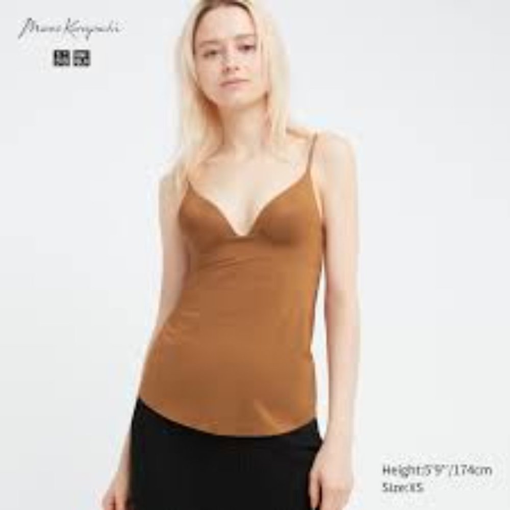 AIRism Plunging Camisole Bra Top (Mame Kurogouchi)
